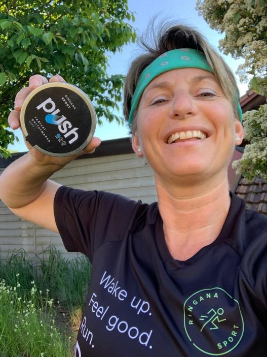 Ringana Sport push und Rosmarie Aegerter